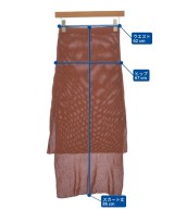 AURALEE（オーラリー）ひざ丈スカート 茶 サイズ:-(XS位) レディース/2200610579042