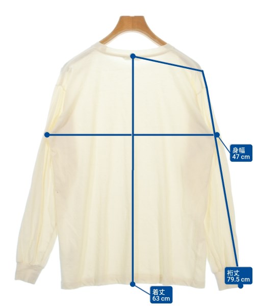 AURALEE（オーラリー）Tシャツ・カットソー 白 サイズ:0(S位) レディース/2200608293165