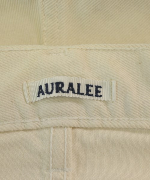 AURALEE（オーラリー）デニムパンツ 白 サイズ:30(XL位) レディース/2200612682252
