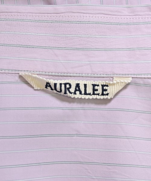 AURALEE（オーラリー）カジュアルシャツ ピンク サイズ:0(S位) レディース/2200607970050
