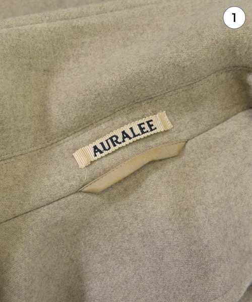 AURALEE（オーラリー）カジュアルシャツ ベージュ サイズ:1(M位) レディース/2200610745041