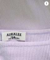 AURALEE（オーラリー）Tシャツ・カットソー 紫 サイズ:0(S位) レディース/2200614386097