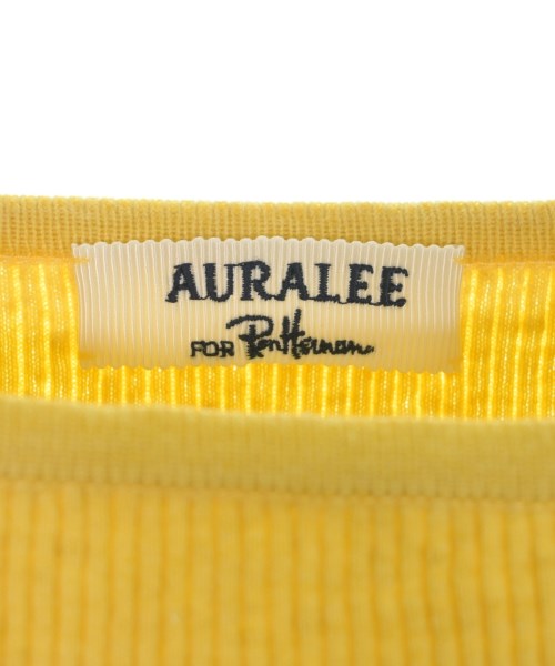 AURALEE（オーラリー）Tシャツ・カットソー 黄 サイズ:0(S位) レディース/2200616115022