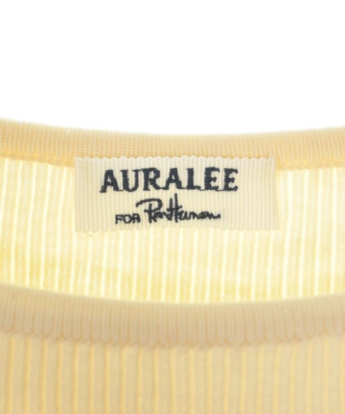 AURALEE（オーラリー）Tシャツ・カットソー 黄 サイズ:1(M位) レディース/2200616115039