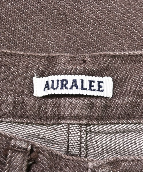 AURALEE（オーラリー）デニムパンツ 茶 サイズ:25(S位) レディース/2200618172054