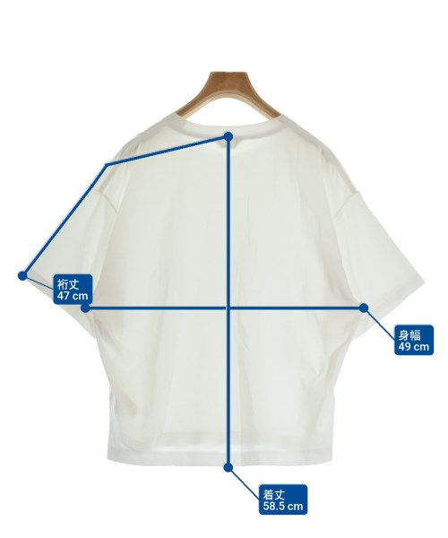 AURALEE（オーラリー）Tシャツ・カットソー 白 サイズ:1(M位) レディース/2200610177033
