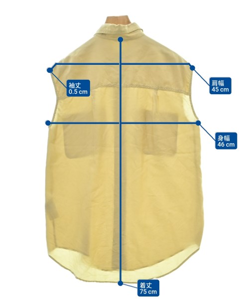 AURALEE（オーラリー）カジュアルシャツ ベージュ サイズ:0(S位) レディース/2200612585157