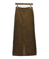 AURALEE（オーラリー）ロング・マキシ丈スカート 茶 サイズ:1(M位) レディース/2200602369101