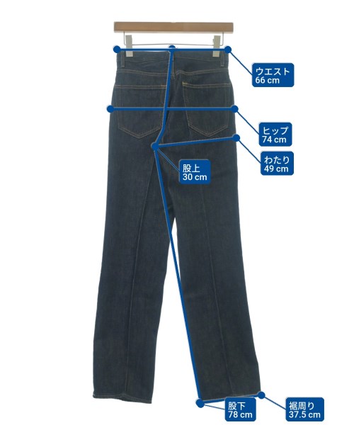 AURALEE（オーラリー）デニムパンツ 紺 サイズ:25(S位) レディース/2200603229800