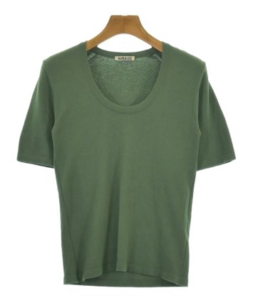 AURALEE（オーラリー）Tシャツ・カットソー 緑 サイズ:0(S位