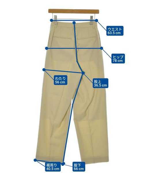 AURALEE（オーラリー）スラックス ベージュ サイズ:0(S位) レディース/2200672551109