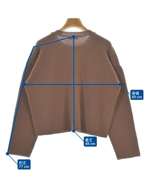 AURALEE（オーラリー）ニット・セーター 茶 サイズ:0(S位) レディース/2200668178037