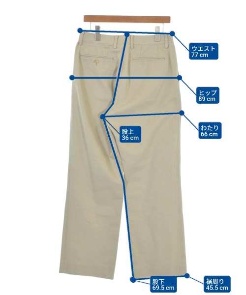 AURALEE（オーラリー）チノパン ベージュ サイズ:3(S位) メンズ/2200670380046