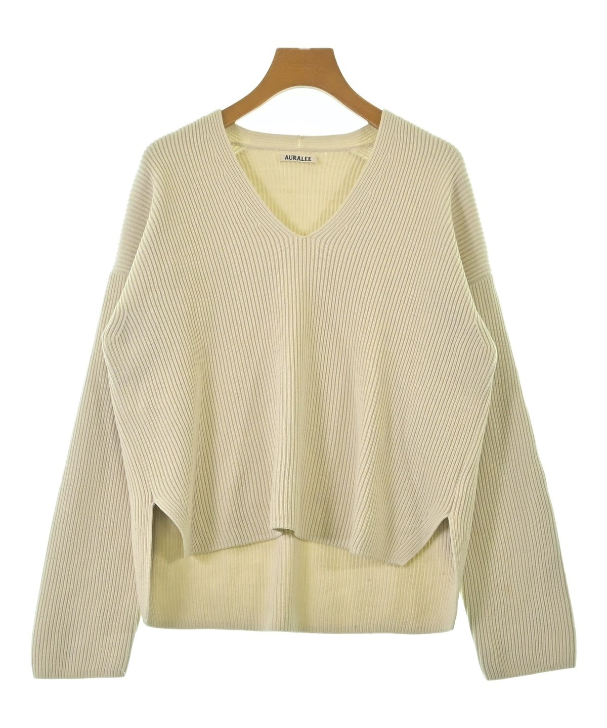 オーラリー 長袖セーター サイズ0 XS - AURALEE / オーラリー | FRENCH MERINO STONE WASHED KNIT P/O (メンズ