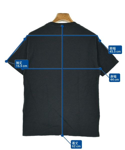 AURALEE（オーラリー）Tシャツ・カットソー 黒 サイズ:1(M位) レディース/2200673706010