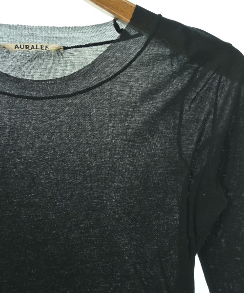 AURALEE（オーラリー）Tシャツ・カットソー 黒 サイズ:0(S位) レディース/2200675989046