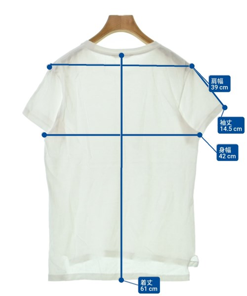 AURALEE（オーラリー）Tシャツ・カットソー 白 サイズ:1(M位) レディース/2200676977035