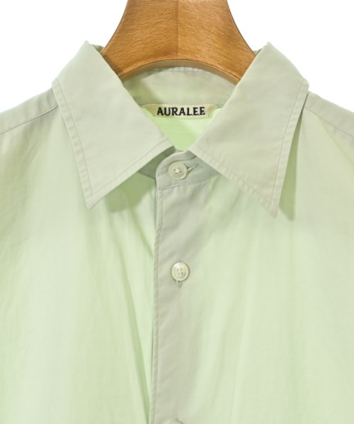 AURALEE（オーラリー）カジュアルシャツ 緑 サイズ:0(S位) レディース/2200677442044