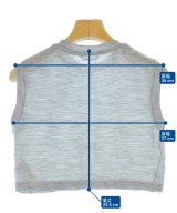 AURALEE（オーラリー）ノースリーブ グレー サイズ:1(M位) レディース/2200677802022