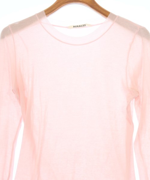 AURALEE（オーラリー）Tシャツ・カットソー ピンク サイズ:1(M位) レディース/2200674943049