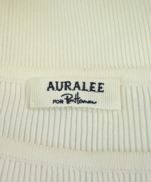 AURALEE（オーラリー）Tシャツ・カットソー 白 サイズ:1(M位) レディース/2200676730210