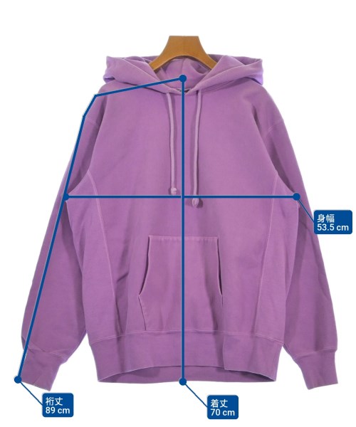 AURALEE（オーラリー）パーカー 紫 サイズ:1(M位) レディース/2200672668654