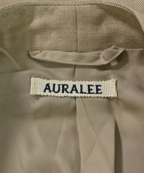 AURALEE（オーラリー）ノーカラージャケット ベージュ サイズ:0(S位) レディース/2200672932052