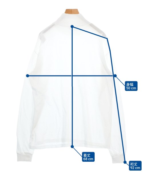 AURALEE（オーラリー）Tシャツ・カットソー 白 サイズ:3(XL位) レディース/2200674903036