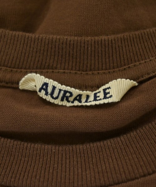 AURALEE（オーラリー）Tシャツ・カットソー 茶 サイズ:1(M位) レディース/2200676249057