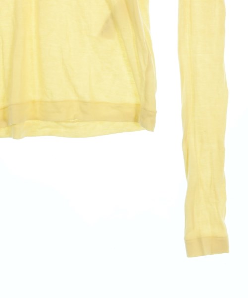 AURALEE（オーラリー）Tシャツ・カットソー 黄 サイズ:1(M位) レディース/2200680771049