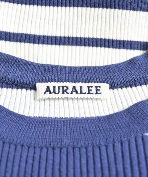 AURALEE（オーラリー）Tシャツ・カットソー 青 サイズ:1(M位) レディース/2200681724266