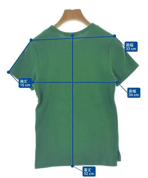 AURALEE（オーラリー）Tシャツ・カットソー 緑 サイズ:0(S位) レディース/2200693664123