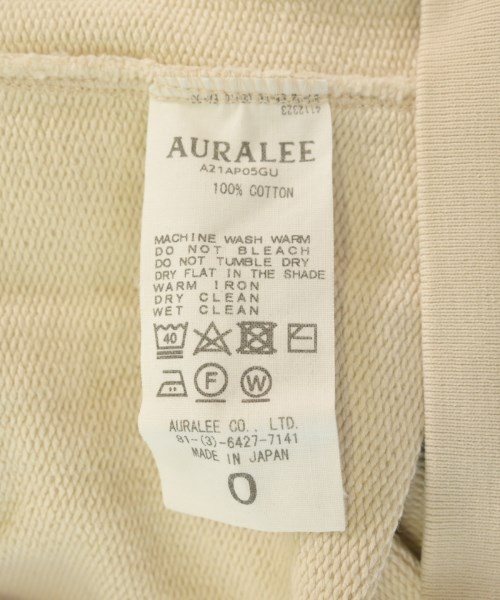 AURALEE（オーラリー）スウェット ベージュ サイズ:0(S位) レディース/2200695627034