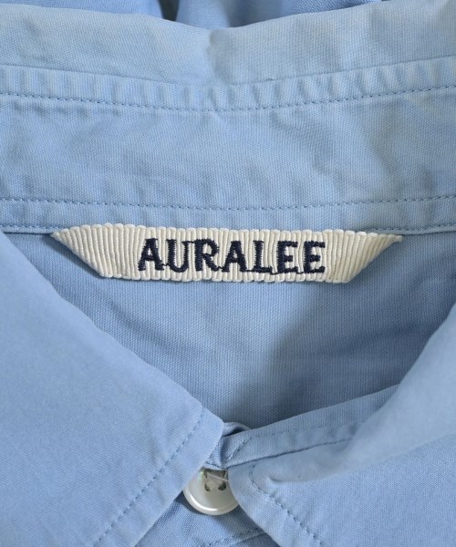 AURALEE（オーラリー）カジュアルシャツ 青 サイズ:0(S位) レディース/2200695627058