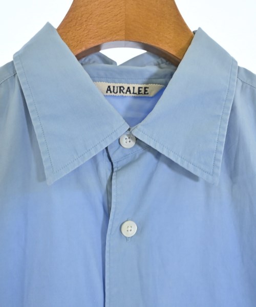 AURALEE（オーラリー）カジュアルシャツ 青 サイズ:0(S位) レディース/2200695627058
