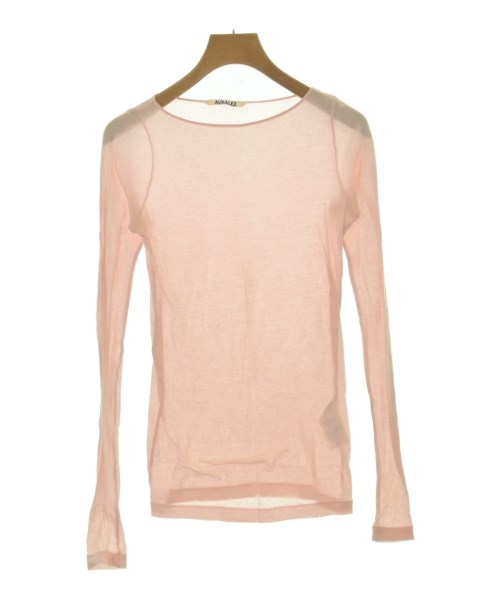 AURALEE(オーラリー)Tシャツ・カットソー ピンク サイズ:0(S位)/2200695627072
