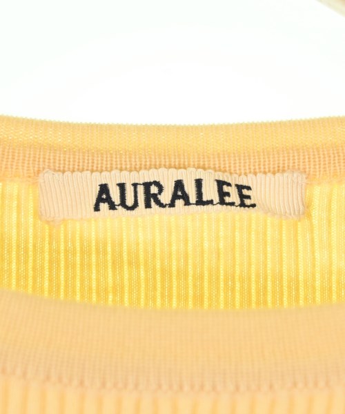 AURALEE（オーラリー）Tシャツ・カットソー 黄 サイズ:1(M位) レディース/2200690815061
