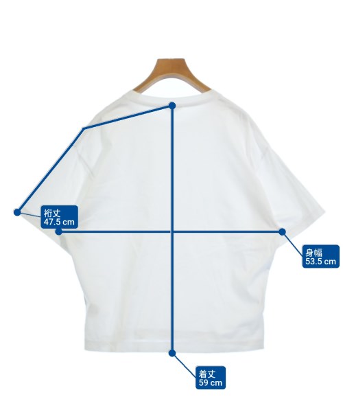AURALEE（オーラリー）Tシャツ・カットソー 白 サイズ:1(M位) レディース/2200696064029