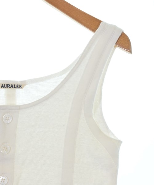 AURALEE（オーラリー）タンクトップ 白 サイズ:0(S位) レディース/2200693087069