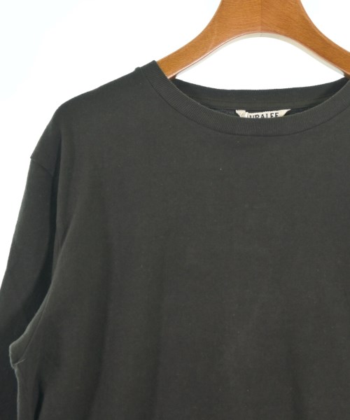 AURALEE（オーラリー）Tシャツ・カットソー 黒 サイズ:1(M位) レディース/2200697289018