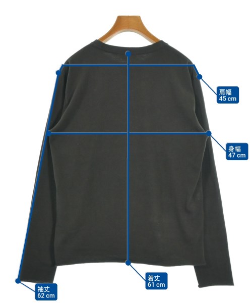 AURALEE（オーラリー）Tシャツ・カットソー 黒 サイズ:1(M位) レディース/2200697289018