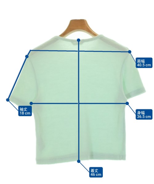 AURALEE（オーラリー）Tシャツ・カットソー 緑 サイズ:1(M位) レディース/2200693969044