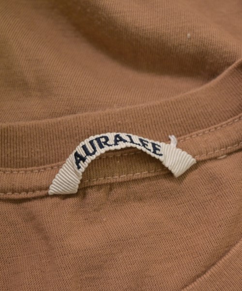 AURALEE（オーラリー）Tシャツ・カットソー 茶 サイズ:1(M位) レディース/2200692674116
