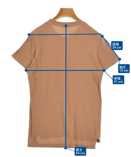 AURALEE（オーラリー）Tシャツ・カットソー 茶 サイズ:1(M位) レディース/2200692674116