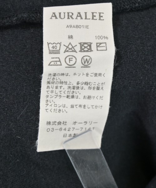 AURALEE（オーラリー）Tシャツ・カットソー 黒 サイズ:0(S位) レディース/2200694338078