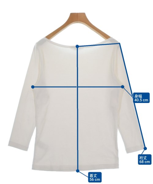 AURALEE（オーラリー）Tシャツ・カットソー 白 サイズ:1(M位) レディース/2200694338085