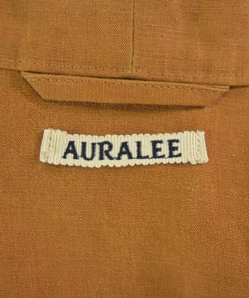 AURALEE（オーラリー）テーラードジャケット オレンジ サイズ:0(S位) レディース/2200697835024