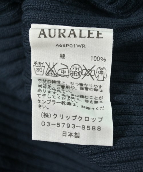 AURALEE（オーラリー）ニット・セーター 紺 サイズ:0(S位) レディース/2200700250059