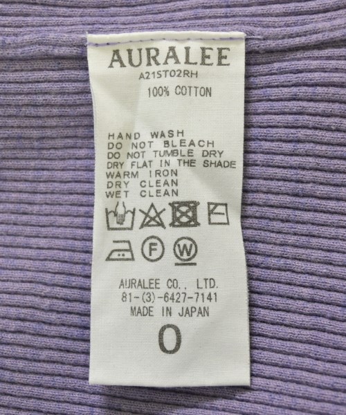 AURALEE（オーラリー）タンクトップ 紫 サイズ:0(S位) レディース/2200701406059