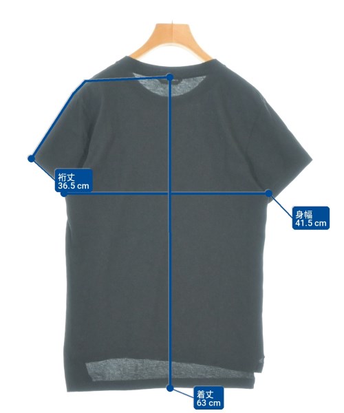 AURALEE（オーラリー）Tシャツ・カットソー 黒 サイズ:1(M位) レディース/2200698978126